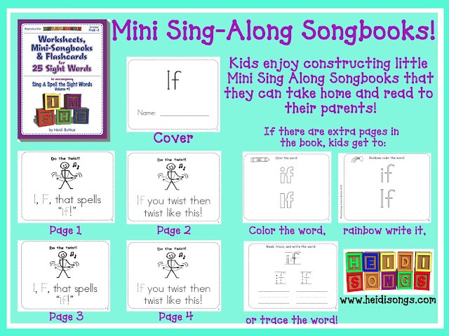 Mini Sing Along Song Books