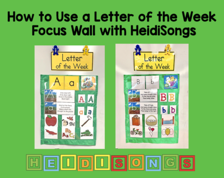 How to Use an Alphabet Letter of the Week Focus Wall