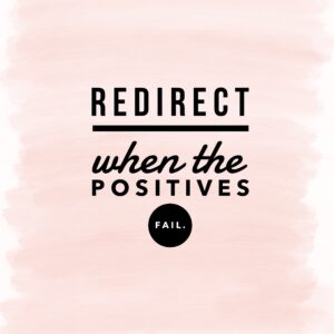 Redirect behavior when the positives fail.
