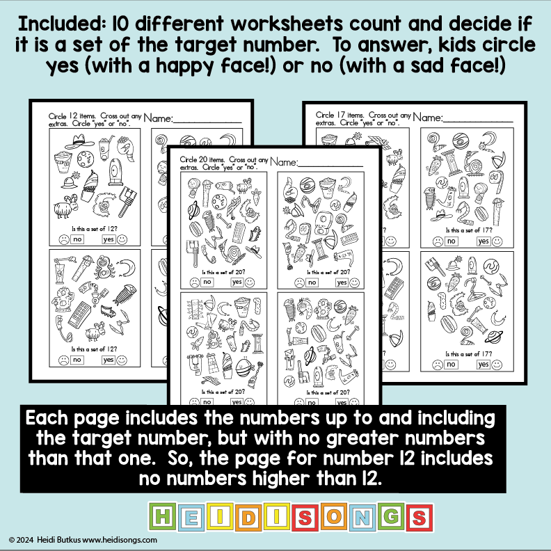 Count to see if it is a set of one number from 11-20.