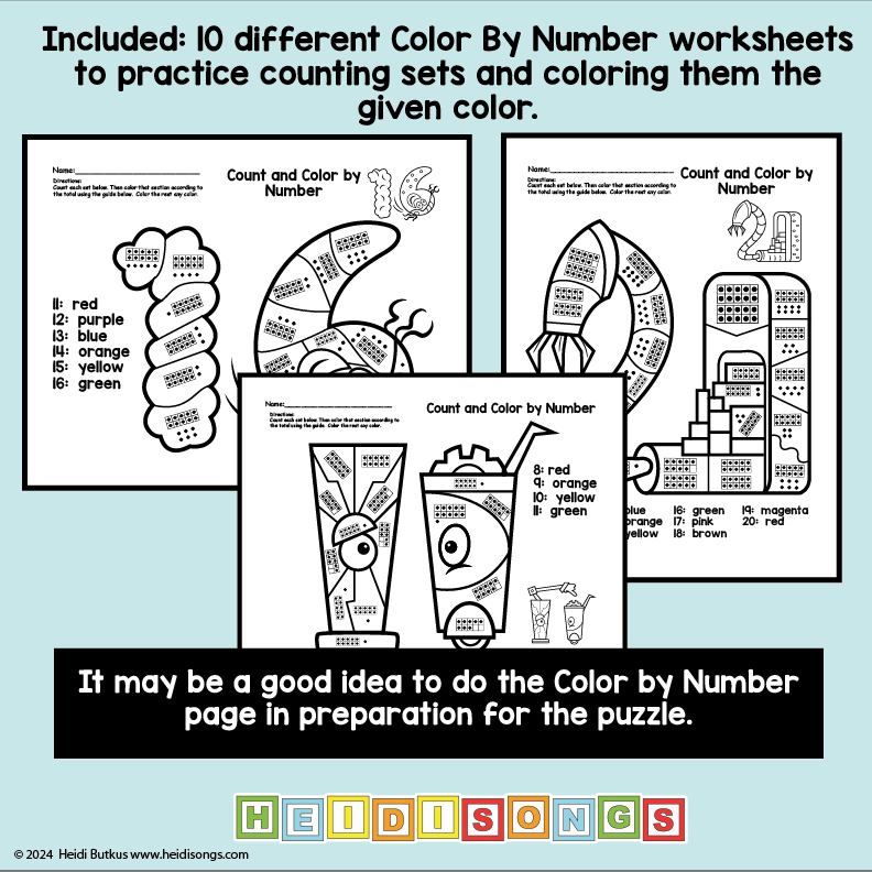 Color by number 11-20